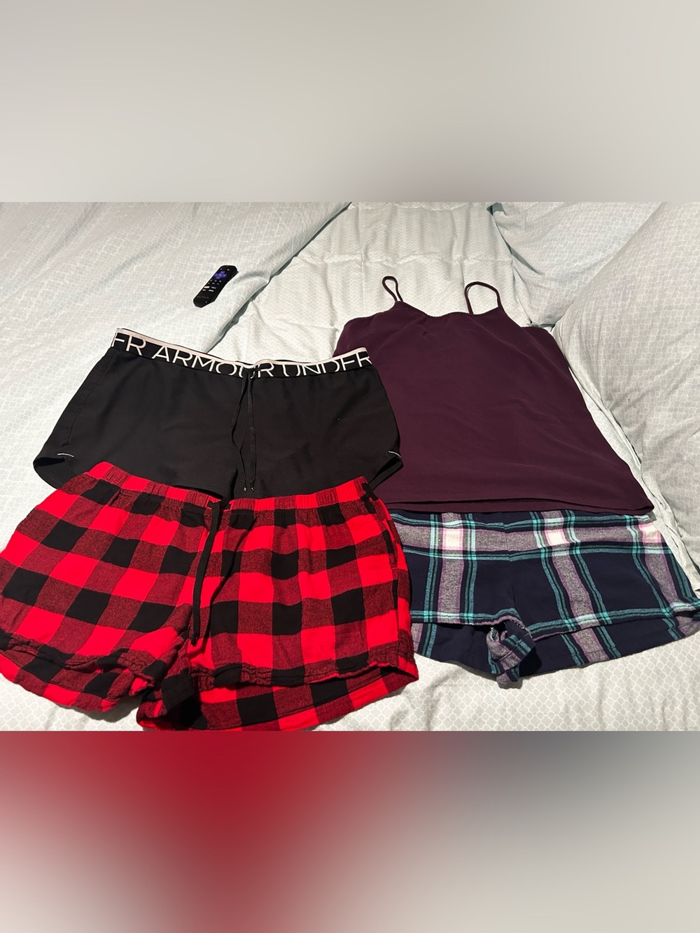 PJ shorts and tank top